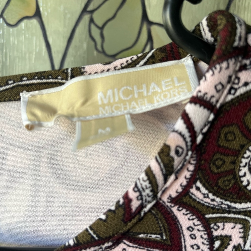 Michael Michael Kors printed dress for women size M multi color
